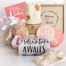 Baby Girl Gift Set: Perfect Newborn, Shower  Welcome Present for Her 