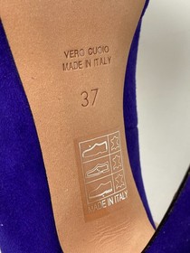 Agent Provocateur Vivianne Purple Suede Shoes 37 New