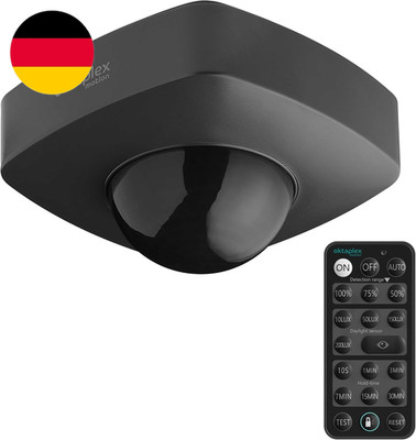 Oktaplex Tim Bewegungsmelder Aussen 360 Grad Inkl. Fernbedienung Infrarot-Bewegu
