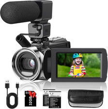 Video Camera Camcorder Digital Camera Recorder for Youtube Full HD 1080P 30FPS 3