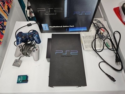 Sony PlayStation 2 PS2 Online Pack Network Adapter Black Game Console