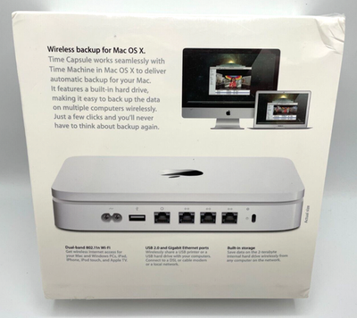 Apple Time Capsule 802.11n Wi-Fi Hard Drive 2TB | 7200 RPM | 3.5