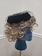 1950s Womens Halo Hat Headpiece Veil Fashion Accessory Headwear 2