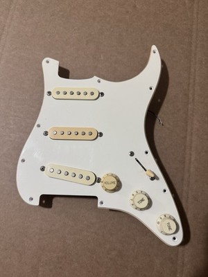 Fender Squier Affinity Strat Loaded Pickguard White 1999 Wiring Pickups