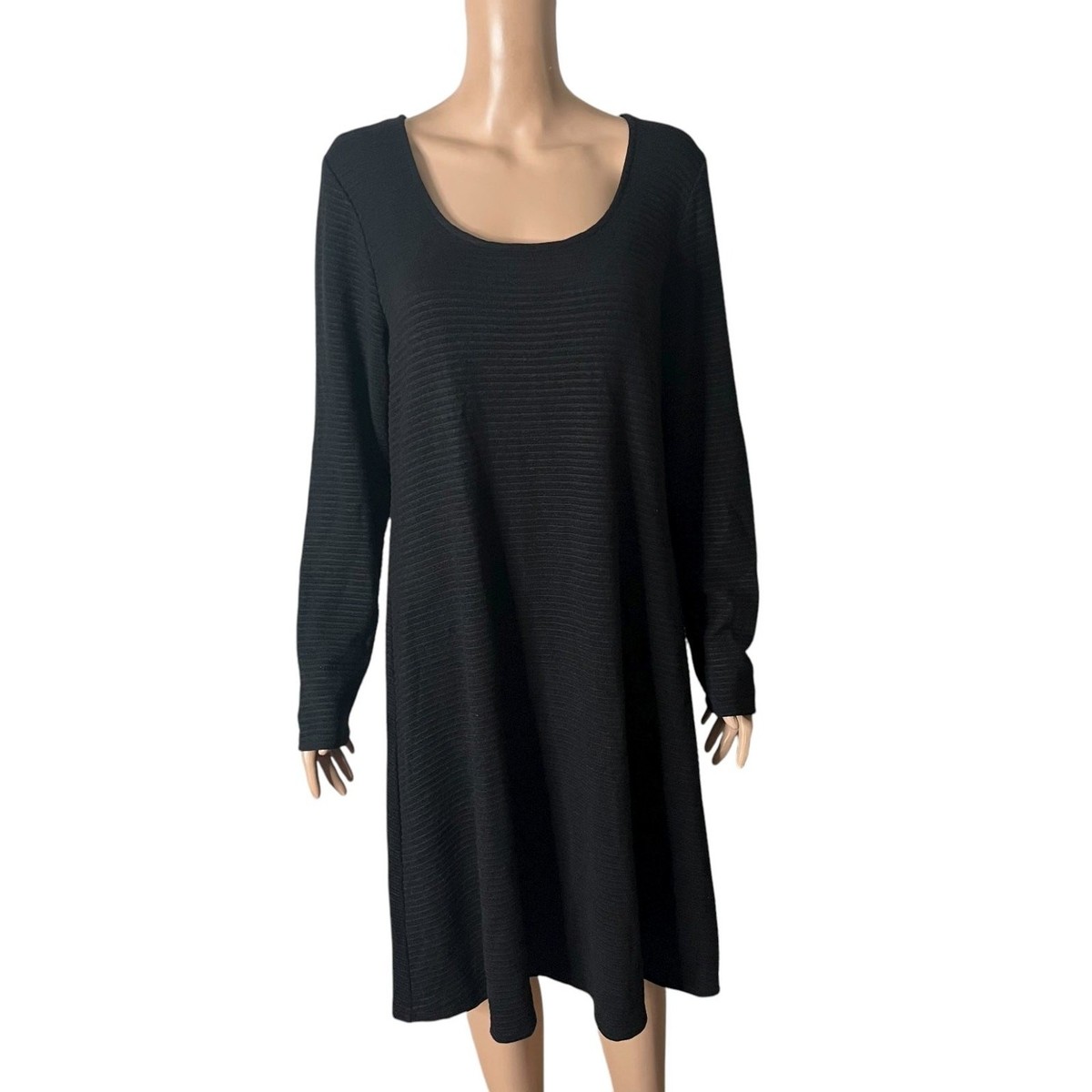 knee length dresses for ladies Get Plus Size Plus Size SOLID WAIST KNOTTED A-LINE DRESS | XL-7XL for WOMEN  | Upto 40% off main image 0