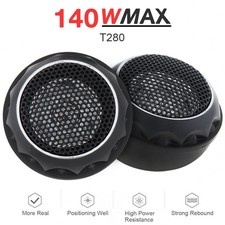 2pcs 140W Mini Dome Tweeters for Audio System, Metal-Plastic, 20mm Voice Coil