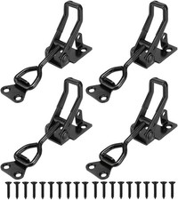 Toggle Latch 4 Pack Adjustable Black Metal 397 lb 4002 Lock Hole