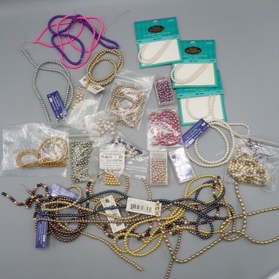 Lot of 3-4mm Glass Crystalized Jewlery making Bead Craft Crystal Round ...