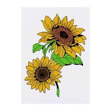 'Sunflowers' Temporary Tattoos / Transfers TO00037352 