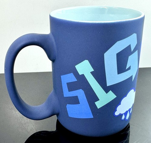 NEW Disney Pixar Inside Out 2 SADNESS BUMMER... SIGH Soft Touch 18oz Ceramic Mug - Picture 5 of 8