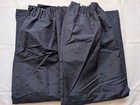 Vorhänge Marineblau Gefüttert Bleistiftfalte Fertig Polyester 66” Breite 53,5” Tropfen