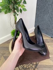 Vintage Gucci Saddle Soft Leather Round Toe Pumps
