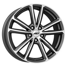 1x AEZ ATLANTA TITAN graphite matte front-polished 7.5Jx17 5x112 ET40