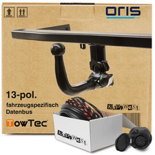 Für Seat Altea XL 09- 5P5/5P8 Oris Anhängerkupplung abnehmbar & 13poliger E-Satz