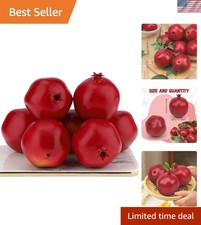 Removable & Paintable 6-Pcs Artificial Pomegranate for Creative Décor Projects