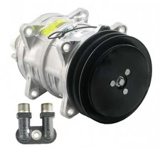 8814621044 Seltec/Tama TM16 Compressor, w/ 2 Groove Clutch - Fits Case IH