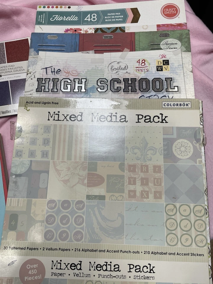 Papel para tarjetero álbum de recortes, variedad de 12x12, 8x8, 6x6 y 6,5x 4,5 Foto 2 de 4