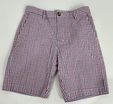 Vineyard Vines Boys Plaid Shorts Size 10 7" inseam