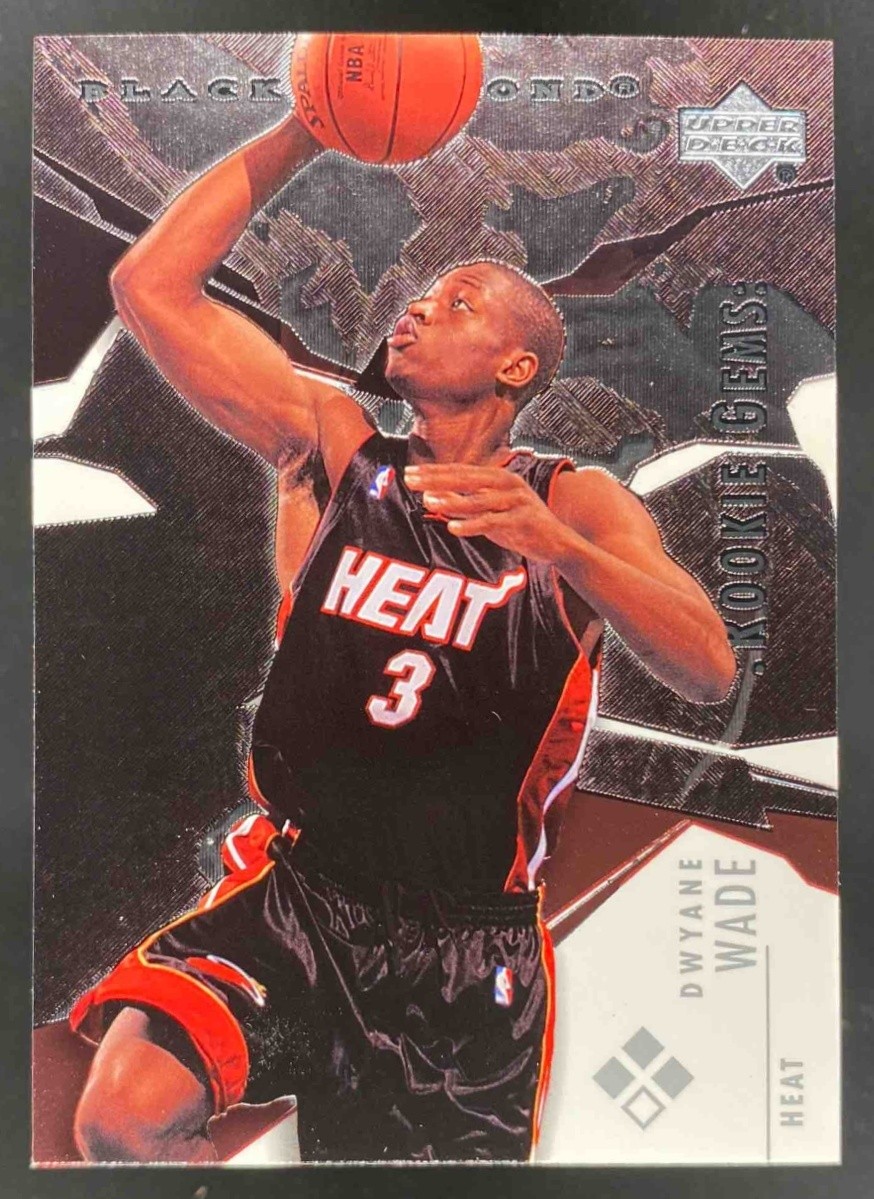 Dwyane Wade 2003-04 Upper Deck Black Diamond RC Gems #148 Heat
