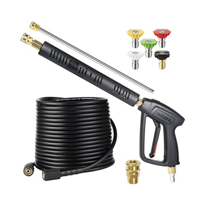 #ad YAMATIC Pressure Washer Gun and Hose Kit 50 FT Kink Resistant Powe... Fast Ship $95.81