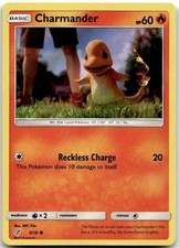 Charmander Detective Pikachu #4 Holo Pokemon TCG LP
