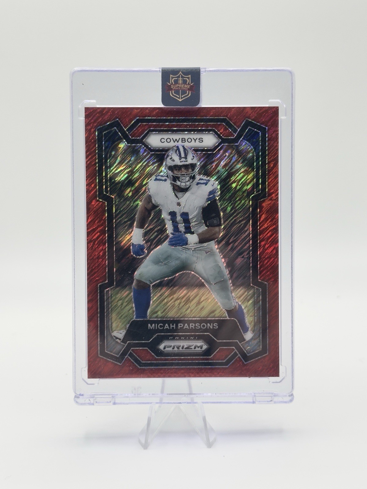 2023 Panini Prizm Micah Parsons #78 Red Shimmer Prizm /35