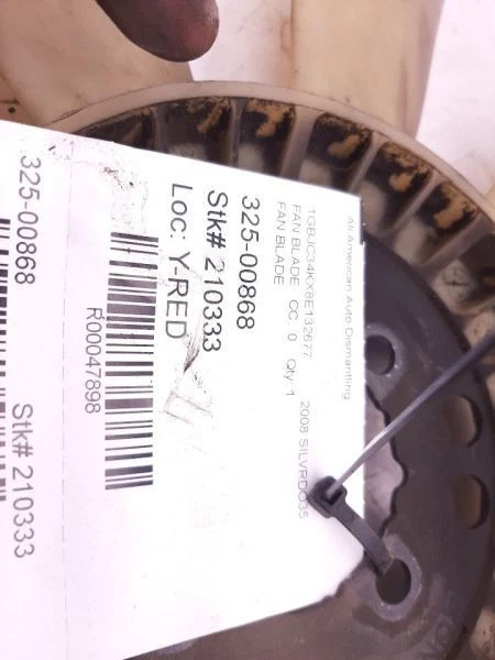 Fan Blade 6.0L 2008 Chevrolet Silverado C3500 15017911 Foto 3 de 4