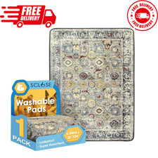 Washable Pee Pad for Dogs 32 X 24 Reusable Puppy Pads Waterproof Dog Rugs Su