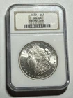 1879 P Morgan Silver Dollar $1 NGC MS64 Blast White Better Date
