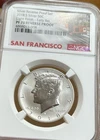 2018-S Reverse Proof Kennedy Silver Half Dollar Light Finish NGC PF70