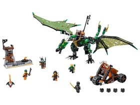 LEGO NINJAGO The Green NRG Dragon  70593 Complete Set  & Instruction Manual