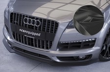 Cup Spoiler Lippe Front Ansatz Carbon Look für Audi Q7 (4L) S-Line CSL515-C