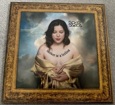 Lucy Dacus Forever is a Feeling signed Gold Vinyl Sleeve - Autogramm
