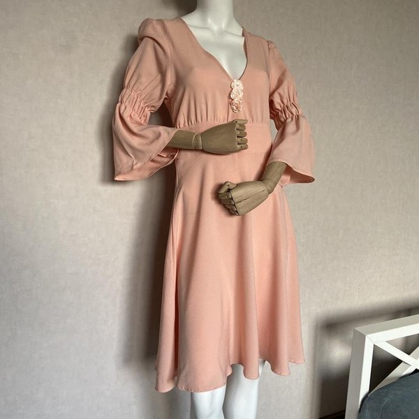 Women Shein Dress Pink 38 / M / 46