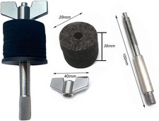 1 Pair Cymbal Stacker, 4 Inch and 5.7 Inch Cymbal Stacker Mount 8Mm Thread Cy...