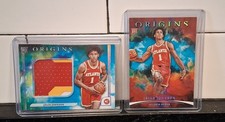 2021-22 Jalen Johnson 1/25 Rookie Jersey Matching Set Panini Origins
