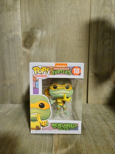 New! Funko POP! Teenage Mutant Ninja Turtles Michelangelo #18 - Picture 1 of 2