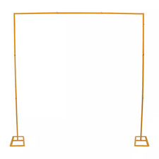 94 In. X 94 In. Adjustable Metal Iron Wedding Backdrop Stand Party Event Flower