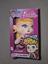 Micro Teenies Barbie Doll 1959 1st Barbie Doll Miniature 3" Plush NEW Worn Box