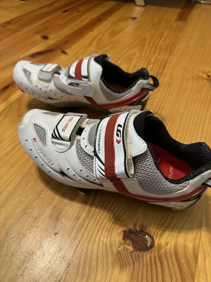 Louis Garneau Carbono HRS Bicicleta Triatlón Ciclismo Zapatos EU 39 US 8.5W/6.5M Foto 4 de 4