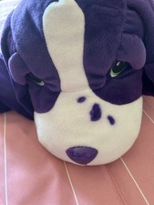 Vintage 1998 Fantastic World Lisa Frank Violet Purple Plush Stuffed Animal