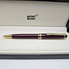 Penna a sfera MONTBLANC Meisterstuck 164R bordeaux classica bordo oro