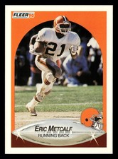 Eric Metcalf 1990 Fleer #55 Cleveland Browns FOOTBALL *223