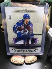 2021-22 UD Artifacts ALEX NEWHOOK Rookie Dual Patch -Color 33/49 Purple #169