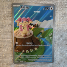 Pokemon TCG Audino 151/086 SV: Black Bolt IR Illustration Rare Near Mint on eBay