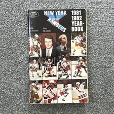 New York Rangers 1981 1982 Yearbook