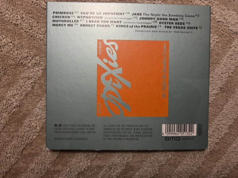 Pixies 2024 " The Night the Zombies Came" - Bild 3 von 3