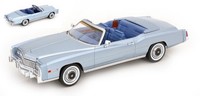 Modellauto Statisch Cadillac Eldorado Cabrio 1976 Blau Modellbau 1/18