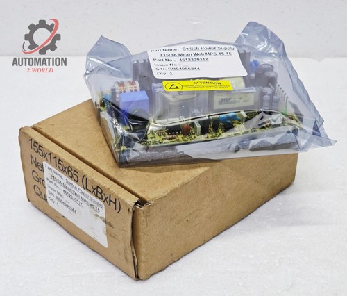 Mean Well MPS-45-15 4612330117 Switch Power Supply +15/3A NEW OPEN BOX - 第 3/13 張圖片