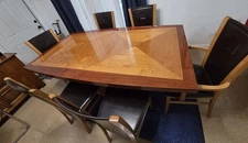Italian dining table set for 6 used In good Condition 